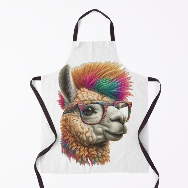 Item preview, alpaca surreal colorful animal glasses lama art surrealism designed and sold by MaciejPetelski.