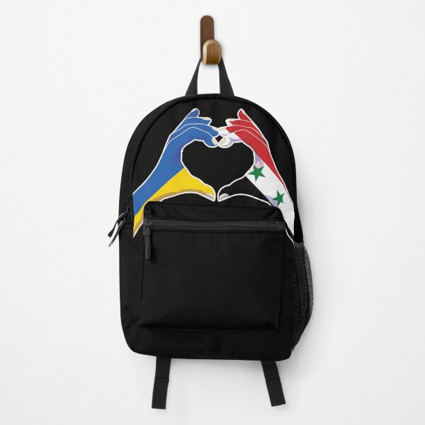 Item preview, Syria Syrian Ukraine Ukrainian Love Heart Peace designed and sold by FlagX.