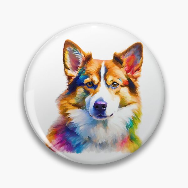 Item preview, Pop-Art Norwegian Lundehund Impressionism  designed and sold by Fredster1966.