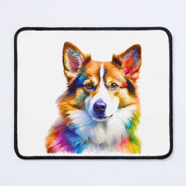Item preview, Pop-Art Norwegian Lundehund Impressionism designed and sold by Fredster1966.