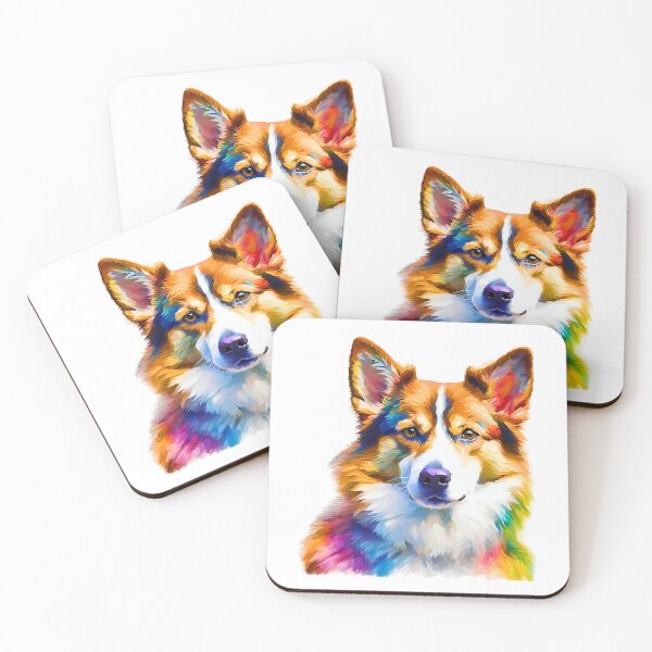 Item preview, Pop-Art Norwegian Lundehund Impressionism  designed and sold by Fredster1966.