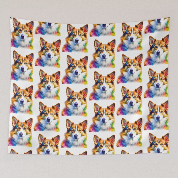 Item preview, Pop-Art Norwegian Lundehund Impressionism  designed and sold by Fredster1966.