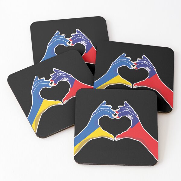 Item preview, Taiwanese Taiwan Ukraine Ukrainian Love Heart Peace designed and sold by FlagX.