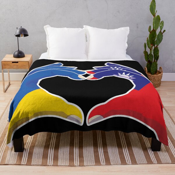 Item preview, Taiwanese Taiwan Ukraine Ukrainian Love Heart Peace designed and sold by FlagX.