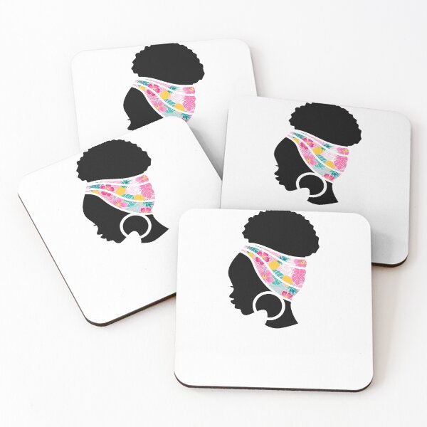 Item preview, Afro Woman with Tropical Floral Pattern, Black History  designed and sold by Logiamerch.