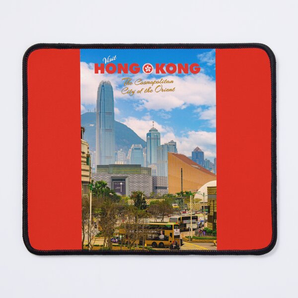 Item preview, Vintage Style Modern Hong Kong Travel Poster designed and sold by travelwitheric.