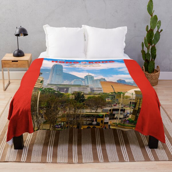 Item preview, Vintage Style Modern Hong Kong Travel Poster designed and sold by travelwitheric.