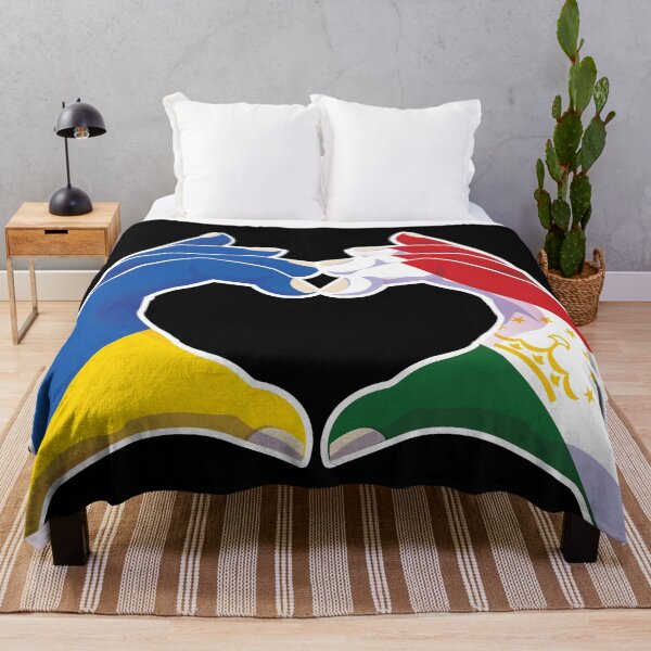 Item preview, Tajikistan Tajik Ukraine Ukrainian Love Heart Peace designed and sold by FlagX.