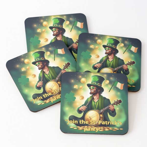 Artikelvorschau, St. Patrick lustiger Banjospieler entworfen und verkauft von Artbellachi.