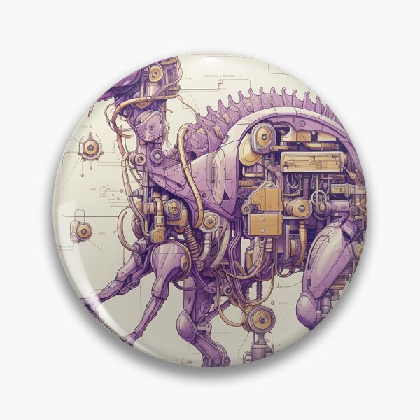 Item preview, Dinosaur Robot Anatomy Grape designed and sold by Patrickgregorie.