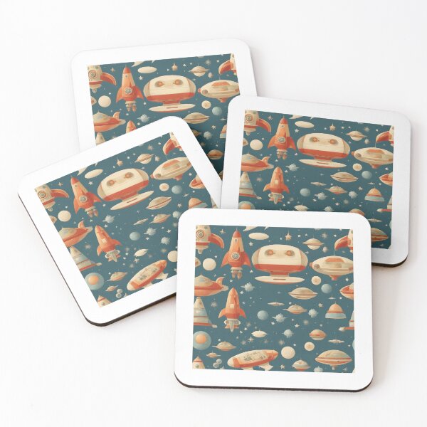 Item preview, Spaceship pattern designed and sold by Working-Woman.