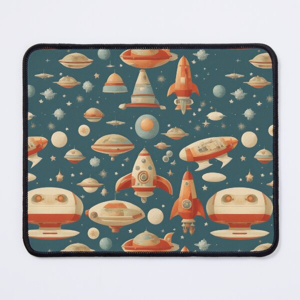 Item preview, Spaceship pattern designed and sold by Working-Woman.