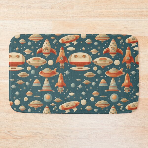 Item preview, Spaceship pattern designed and sold by Working-Woman.