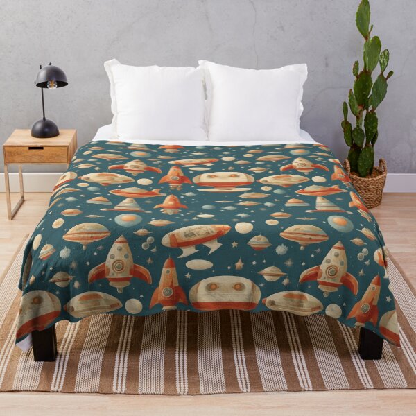 Item preview, Spaceship pattern designed and sold by Working-Woman.
