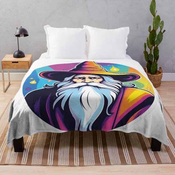 Item preview, Magical wizard with bright colors designed and sold by Ink-Kreativ.