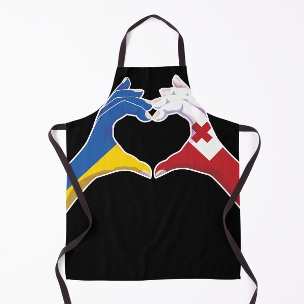 Item preview, Tonga Tongan Ukraine Ukrainian Love Heart Peace designed and sold by FlagX.