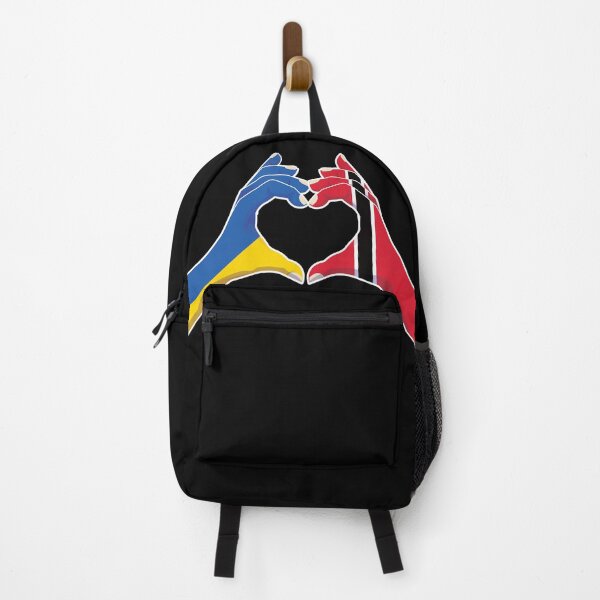 Item preview, Trinidad Tobago Ukraine Ukrainian Love Heart Peace designed and sold by FlagX.