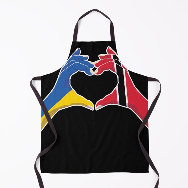 Item preview, Trinidad Tobago Ukraine Ukrainian Love Heart Peace designed and sold by FlagX.