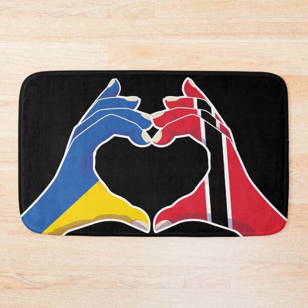 Item preview, Trinidad Tobago Ukraine Ukrainian Love Heart Peace designed and sold by FlagX.