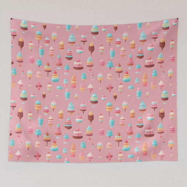 Item preview, Pink ice cream pattern designed and sold by Working-Woman.