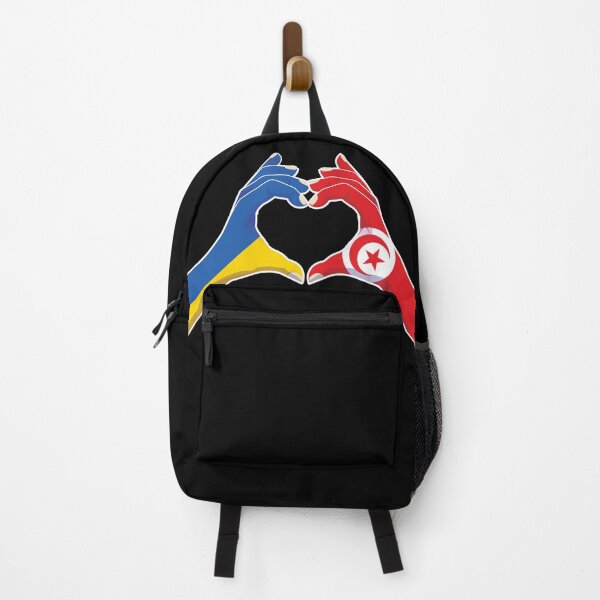 Item preview, Tunisia Tunisian Ukraine Ukrainian Love Heart Peace designed and sold by FlagX.
