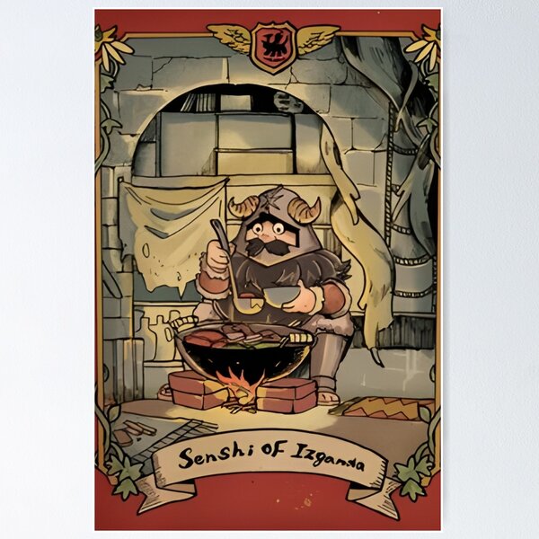 Artikel-Vorschau von Dungeon Meshi Leckeres im Dungeon - Senshi Kochen, designt und verkauft von MalakShams.