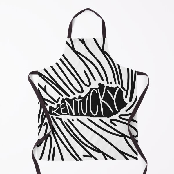 Item preview, Kentucky State - KY Map and Flag - Black and White - Typography USA America State Kentuckian designed and sold by Ranggasme.