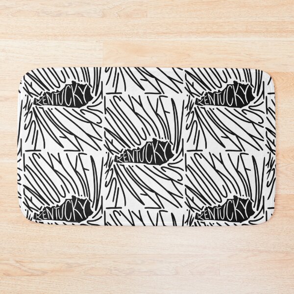 Item preview, Kentucky State - KY Map and Flag - Black and White - Typography USA America State Kentuckian designed and sold by Ranggasme.