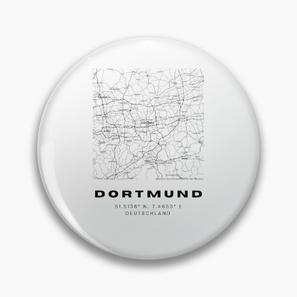 Item preview, Dortmund Coordinates - Stylish Map Print designed and sold by RM-Journey.