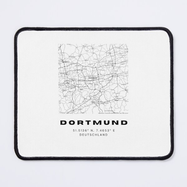 Item preview, Dortmund Coordinates - Stylish Map Print designed and sold by RM-Journey.