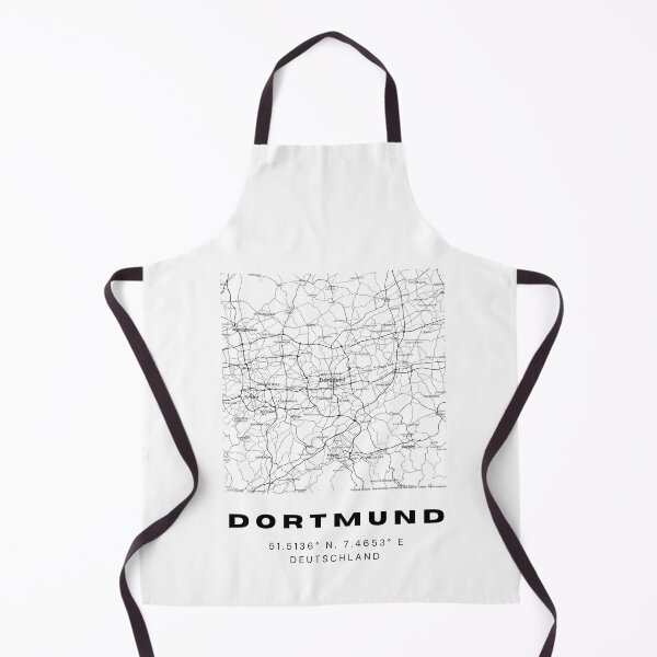 Item preview, Dortmund Coordinates - Stylish Map Print designed and sold by RM-Journey.