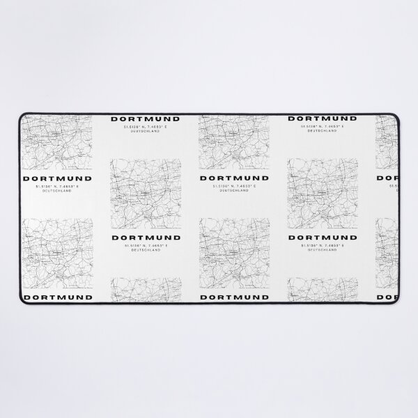 Item preview, Dortmund Coordinates - Stylish Map Print designed and sold by RM-Journey.