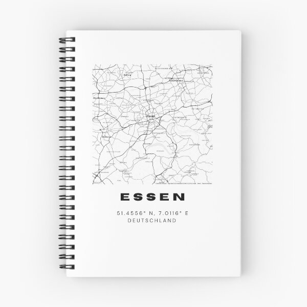 Item preview, Essen Coordinates - Modern Map Art designed and sold by RM-Journey.