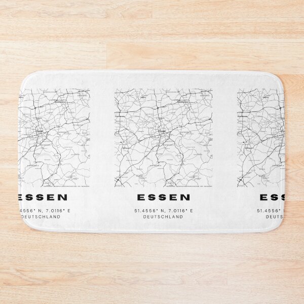 Item preview, Essen Coordinates - Modern Map Art designed and sold by RM-Journey.