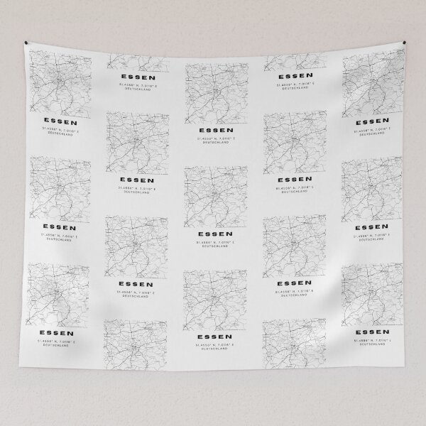 Item preview, Essen Coordinates - Modern Map Art designed and sold by RM-Journey.