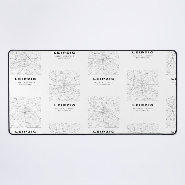 Item preview, Leipzig Coordinates - Elegant Map Print designed and sold by RM-Journey.