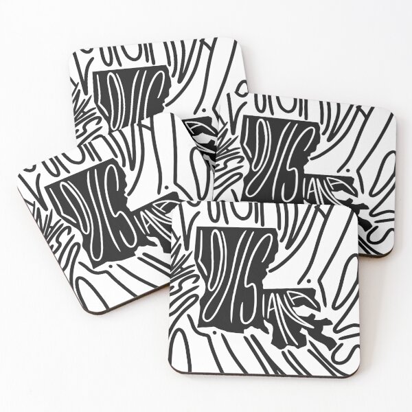 Item preview, Louisiana State - LA Map and Flag - Black and White - Typography USA America State Louisianians designed and sold by Ranggasme.