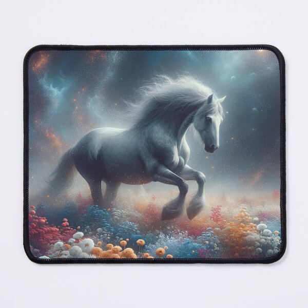 Item preview, Horse in a flower meadow designed and sold by Pferde-Fanshop.