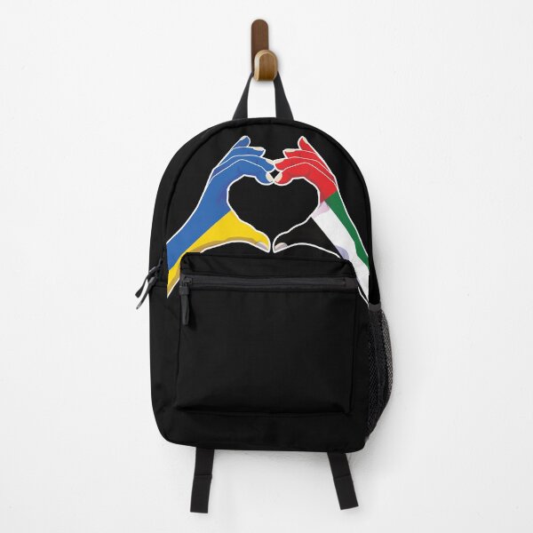 Item preview, United Arab Emirates Emirati Ukraine Ukrainian Love Heart Peace designed and sold by FlagX.