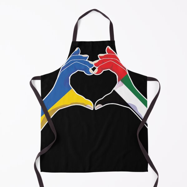 Item preview, United Arab Emirates Emirati Ukraine Ukrainian Love Heart Peace designed and sold by FlagX.