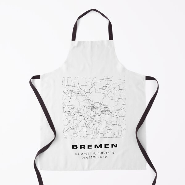 Item preview, Bremen Coordinates - Minimalist Map Design designed and sold by RM-Journey.