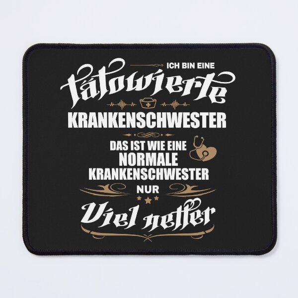 Item preview, Tätowierte Krankenschwester. Lustige Geschenkidee Krankenpflegerin designed and sold by silentcolors.