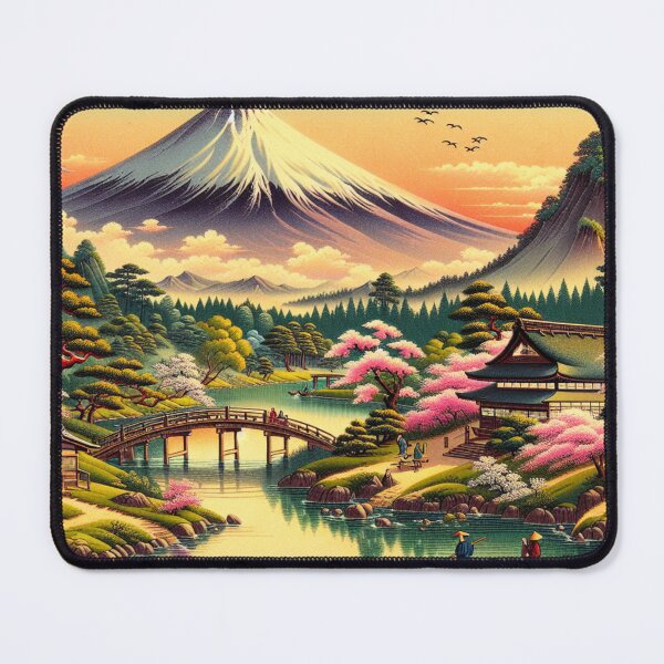 Item preview, Japanese Countryside Mt. Fuji designed and sold by HippieFarms11.