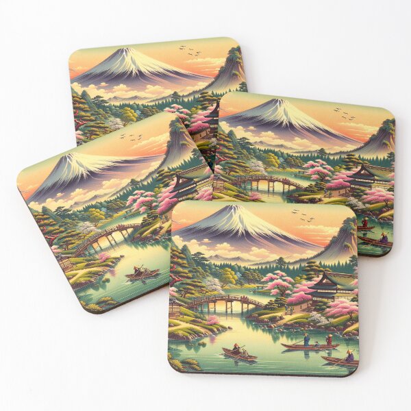 Item preview, Japanese Countryside Mt. Fuji designed and sold by HippieFarms11.