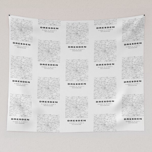 Item preview, Dresden Coordinates - Simple Map Art designed and sold by RM-Journey.