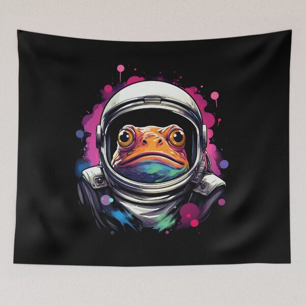 Item preview, Frog astronaut designed and sold by DerSenat.