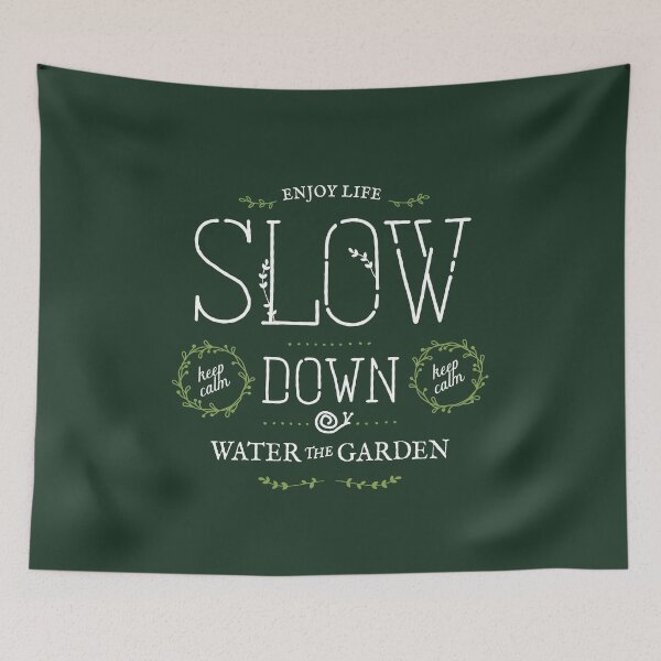 Item preview, Garden Happy Slow Life designed and sold by Geek Updated.