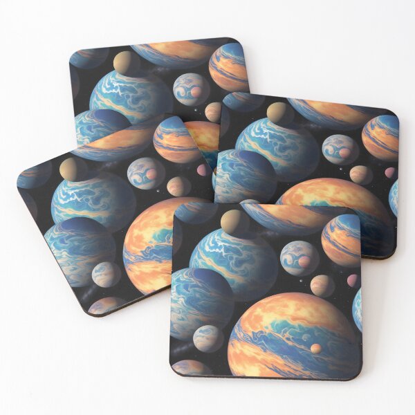 Item preview, Artistic Planets pattern designed and sold by NavyPanda.