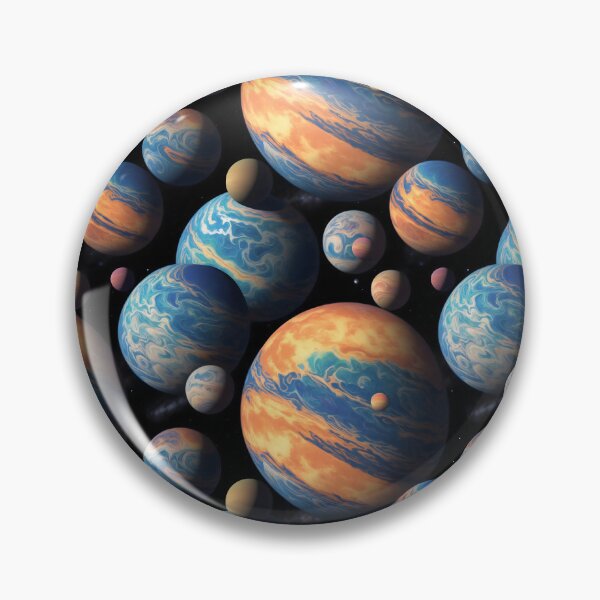 Item preview, Artistic Planets pattern designed and sold by NavyPanda.