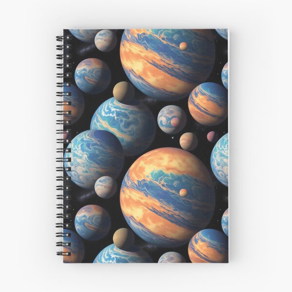 Item preview, Artistic Planets pattern designed and sold by NavyPanda.